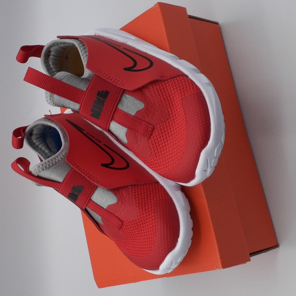 NIKE FLEX RUNNER 2 RED/ BLACK NIB VARIOUS SIZES BOYS TODDLER SHOES SNEAKERS - Picture 8 of 8